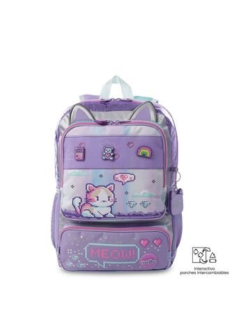 Morral Para Niña Andy Cat Mediano Morado Totto