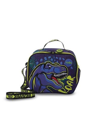Lonchera Térmica Para Niño Dino Rock Grande Azul