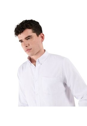 Camisa Para Hombre Ml Porter Solid Blanca
