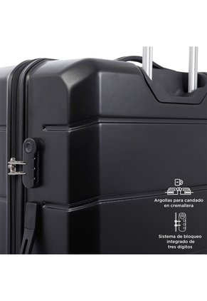 Maleta Viaje Grande 360 Rayatta Negra