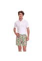 Pantaloneta Estampada Para Hombre Lown Verde de Totto