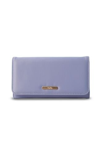 Billetera Mujer Bel Grande Con RFID Blocker Morada Totto