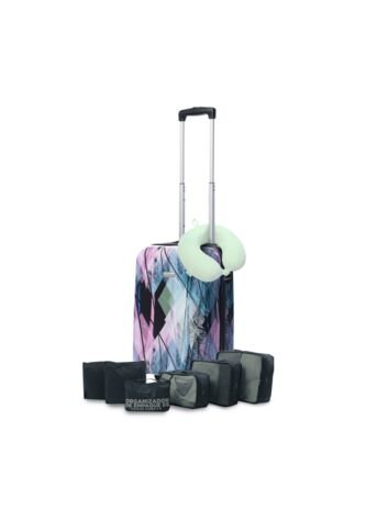 Kit De Viaje Maleta De Cabina 360 Stampy + Organizador + Almohada Totto