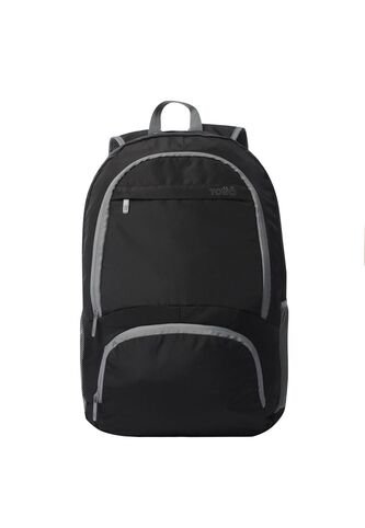 Mochila Plegable Liviana Syncro Grande Negro Totto