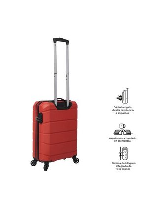 Maleta De Cabina 360 Rayatta S Roja