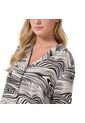 Camisa Manga Corta Brezo Para Mujer Blanca de Totto