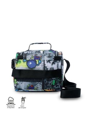 Lonchera Térmica Para Hombre Pizarra Mediano Negra