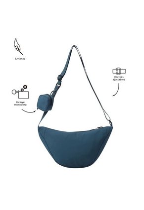 Bolso Pequeño Para Mujer Rowan Crossbody Azul
