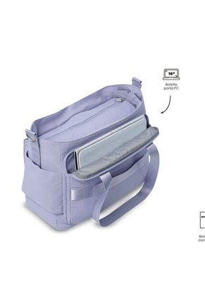 Bolso Para Mujer Maxi Tote Grande Morado