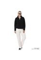 Buzo Con Cremallera Para Mujer Shorel Pullover Negro de Totto
