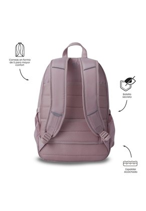 Morral Universitario Plaine 2.0 Porta PC 14" Rosado Mujer