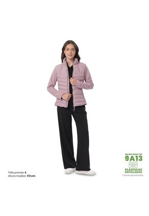 Chaqueta Acolchada Para Mujer Secuoya Rosada