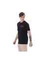 Camiseta Estampada Para Hombre Primen Manga Corta Negra de Totto