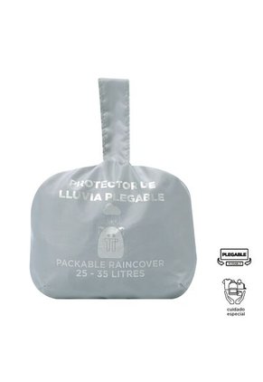 Forro Impermeable Rain Cover Plegable Para Maleta Gris