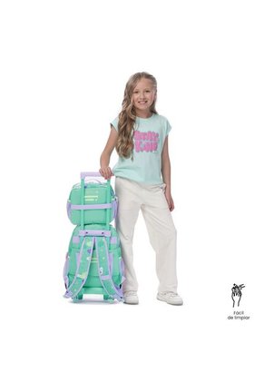 Lonchera Térmica Para Niña Little Magic Grande Azul