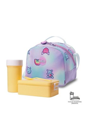 Lonchera Térmica Para Niña Andy Cat Mediano Morada