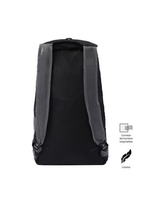 Morral Plegable Ligero Troker Mediano Negro