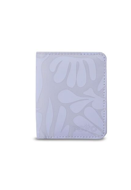 Billetera Mujer Texture Pequeña Con RFID Blocker Morada