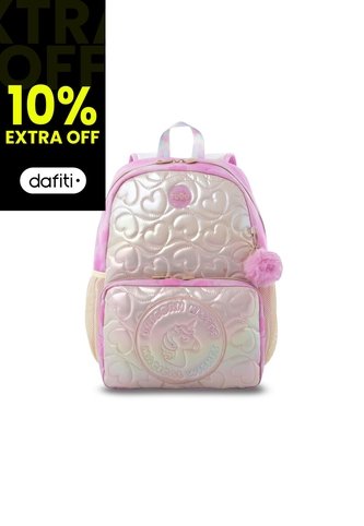 Morral Para Niña Unicorn Kisses Mediano Color Amarillo Totto