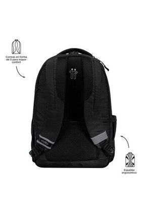 Morral Universitario Porta PC 15.4" Indo Negro Unisex