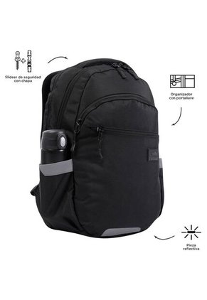 Morral Universitario Porta PC 15.4" Indo Negro Unisex