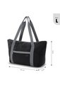 Bolso De Viaje Plegable Aloha 20 Grande Negro de Totto