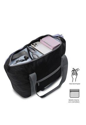 Bolso De Viaje Plegable Aloha 20 Grande Negro