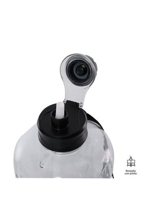 Botilito Plástico Lift 2500 Ml Negro