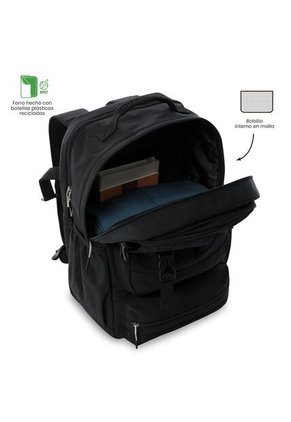 Morral Universitario Porta PC 15.4" Spa Negro Unisex