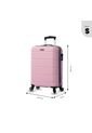 Maleta De Cabina 360 Rayatta S2 10 Kilos Rosada de Totto