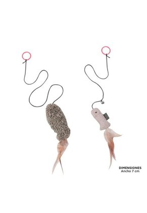 Juguete Para Mascota Finger Set X2 Café