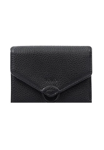 Billetera Para Mujer Soft Ney Negra Pequeña