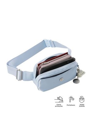 Riñonera Para Mujer Corneana Azul