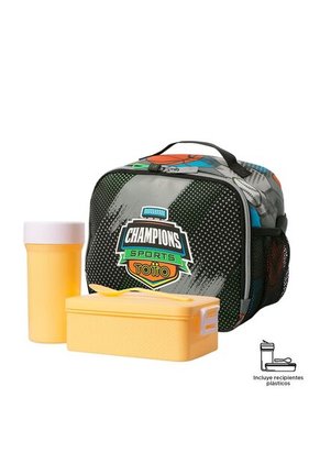 Lonchera Térmica Para Niño Multisport Grande Gris