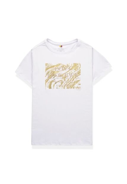 Camiseta Para Mujer Luxxel Blanca