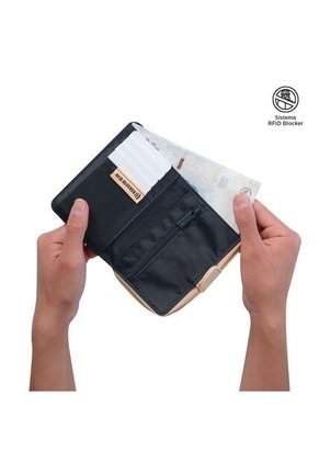 Billetera Daintty Con RFID Blocker Durazno