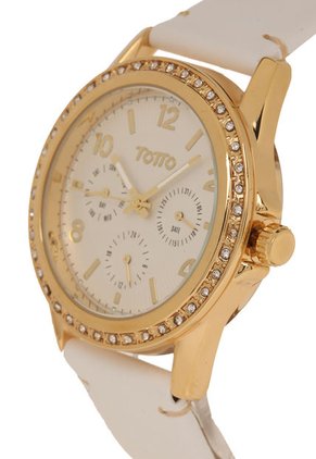 Reloj Blanco-Dorado Totto Goto