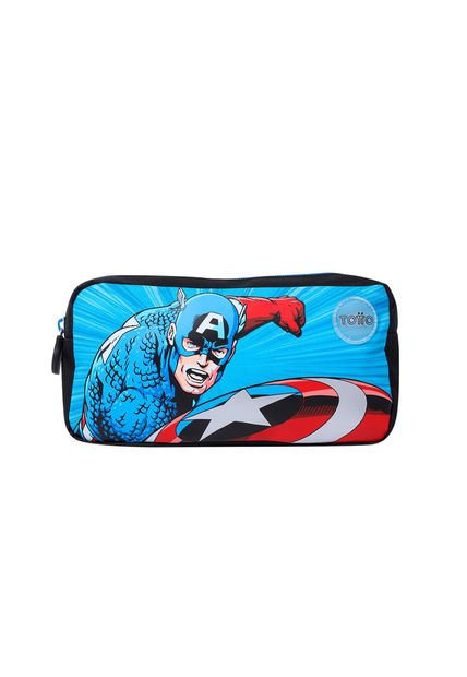 Cartuchera Para Niño Avenger Hulkcap Azul