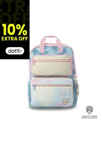 Morral Para Niña Bloum Mediano Color Azul Totto