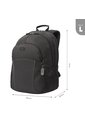 Morral Mochila Para Hombre Porta Pc Gris Oscuro Cambri Totto de Totto