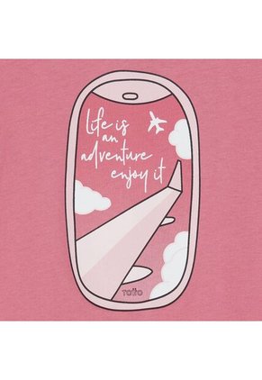 Camiseta Para Mujer Dusti Rosada