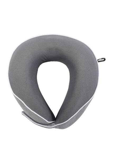 Almohada De Viaje Plane Con Memory Foam Gris