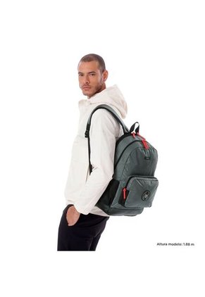 Morral Para Hombre Spider Black Mediano Negro