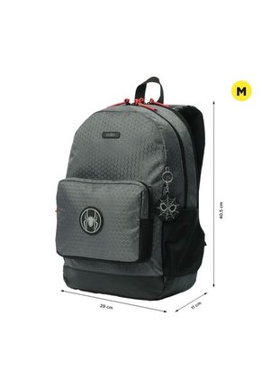 Morral Para Hombre Spider Black Mediano Negro