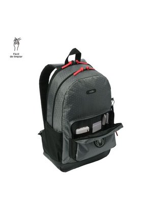 Morral Para Hombre Spider Black Mediano Negro