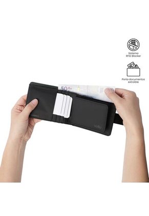 Billetera Hombre Gobi Pequeña Con RFID Blocker Verde