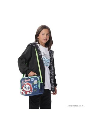 Lonchera Térmica Para Niño Panda Space Grande Azul