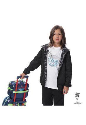 Lonchera Térmica Para Niño Panda Space Grande Azul