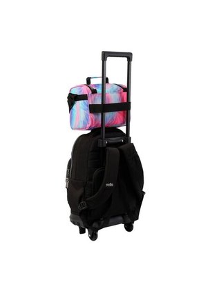 Lonchera Para Almuerzo Pizarra Glitter Mujer Rosada