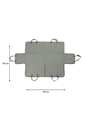 Protector De Carro Para Mascotas Silla Trasera Ride Verde